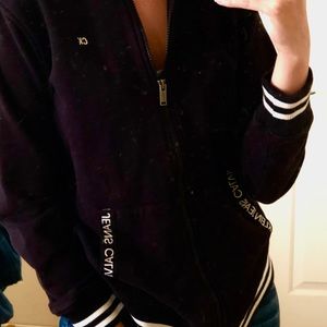 Calvin Klein black zippers hoodie